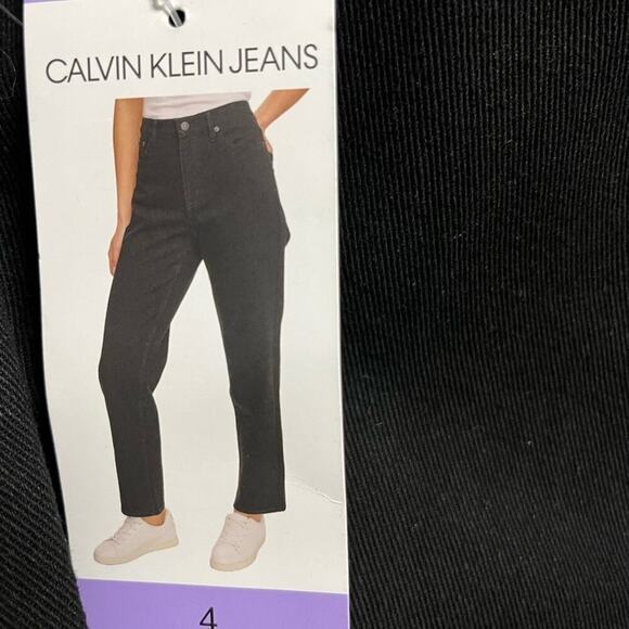 Calvin Klein Women's Jeans Black High Rise Stretch Size 4 NWT - Picture 9 of 12
